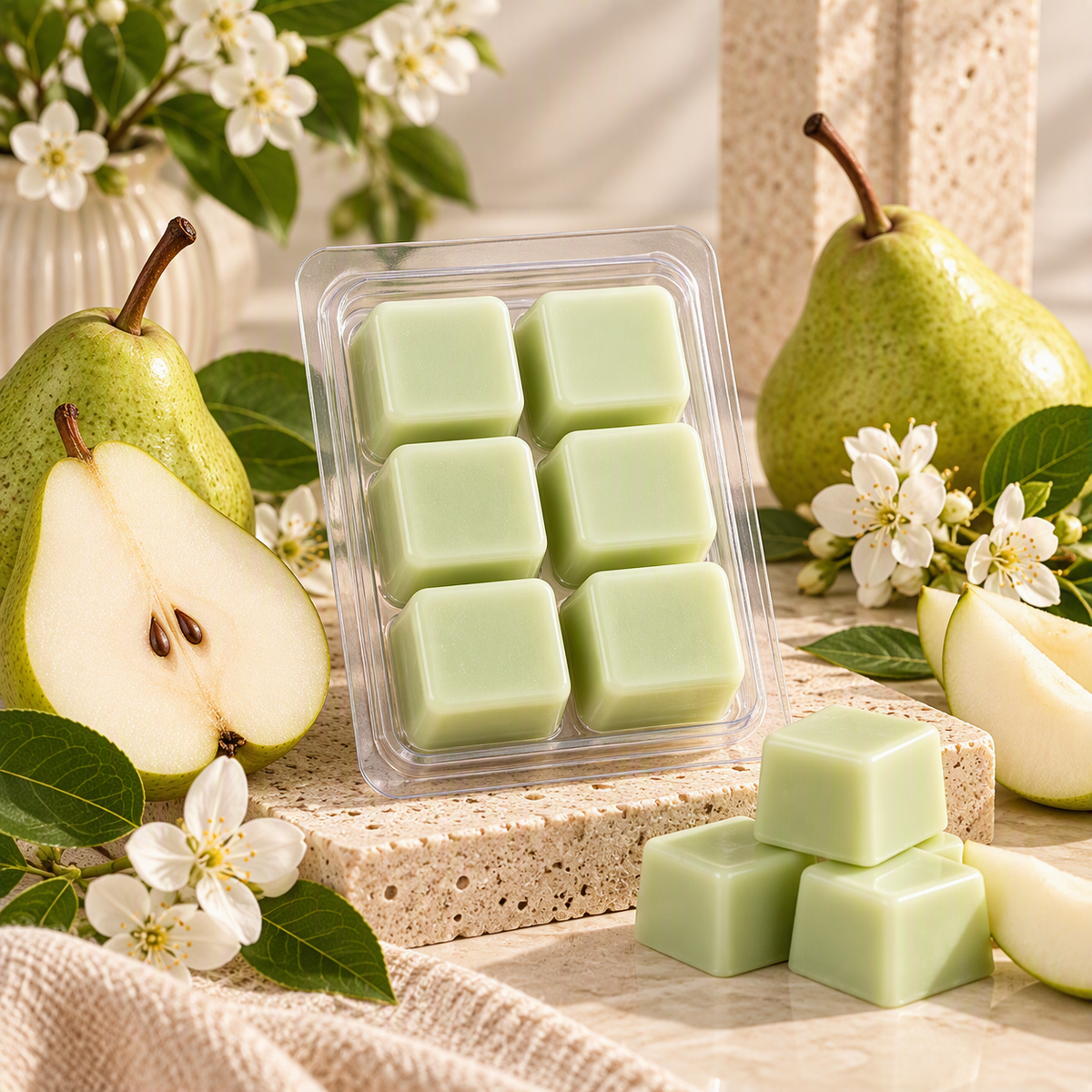 Sweet Pear & Vanilla Soy Wax Melts | Sox Wax Melts | Highly Scented Wax Melts